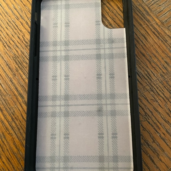 Wildflower Plaid iPhone X/Xs pink phone case trendy heart summer customized - Picture 2 of 7